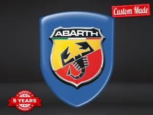 Fiat Abarth Fensteraufkleber Stilvoll Minimal Universal Auto